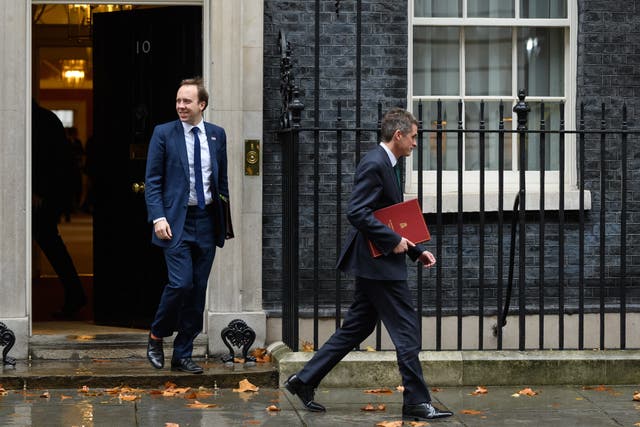 <p>Matt Hancock suggested he needed to fight a ‘rear-guard action’ in policy fight with Gavin Williamson </p>