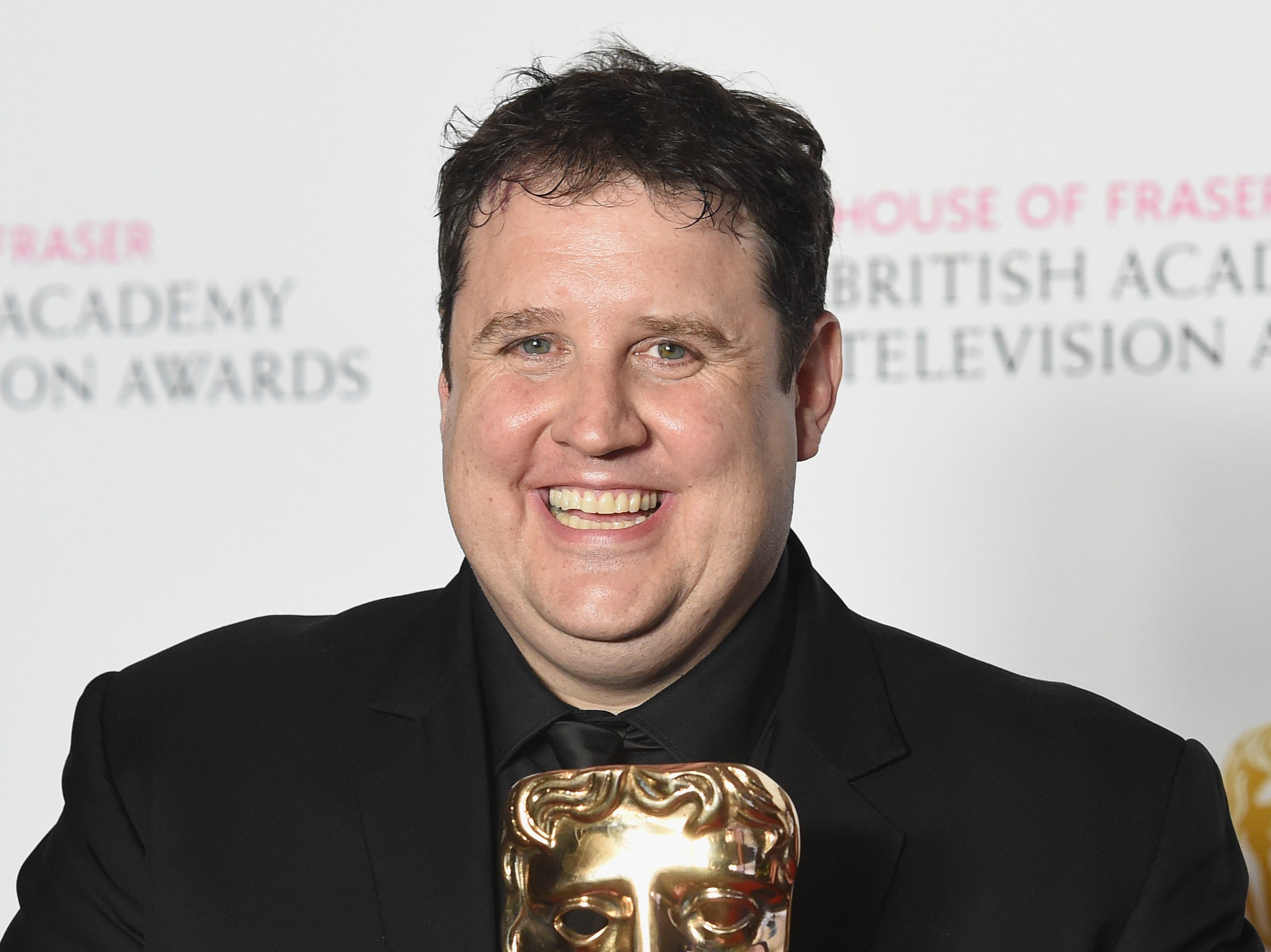 Peter Kay pictured at the Baftas in 2016