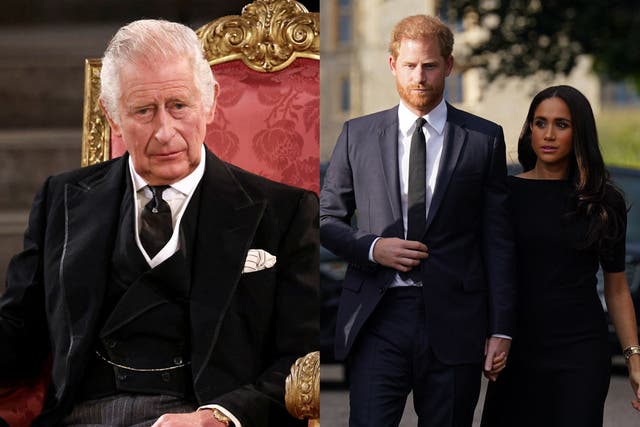 <p>King Charles III has asked the Duke and Duchess of Sussex to ‘vacate’ their Frogmore Cottage home</p>