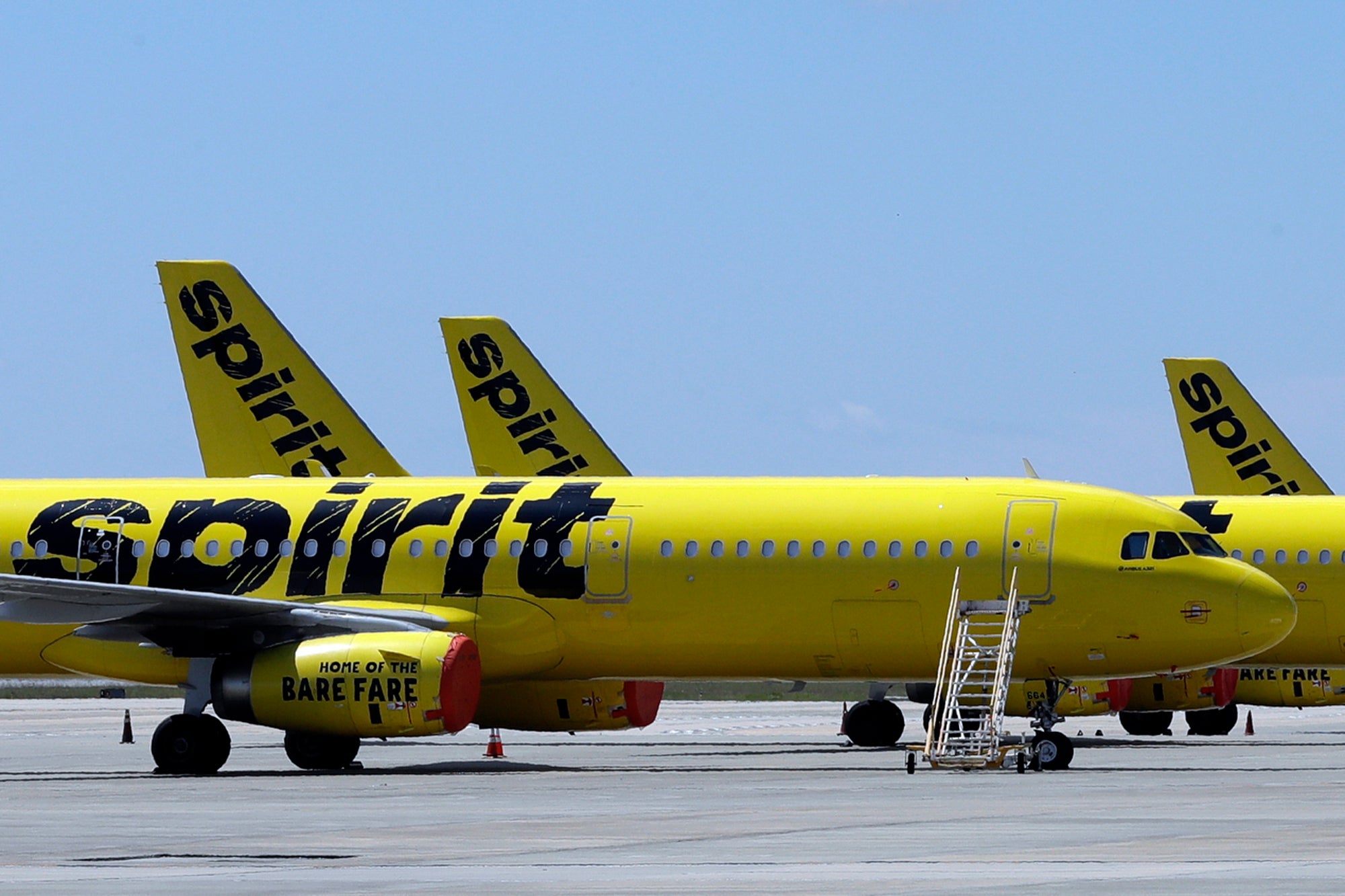 Spirit flight diverted after battery fire in overhead bin The