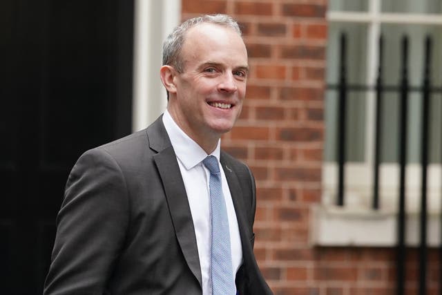 <p>Deputy Prime Minister Dominic Raab previously gave himself the power to block moves to open prisons (Gareth Fuller/PA</p>