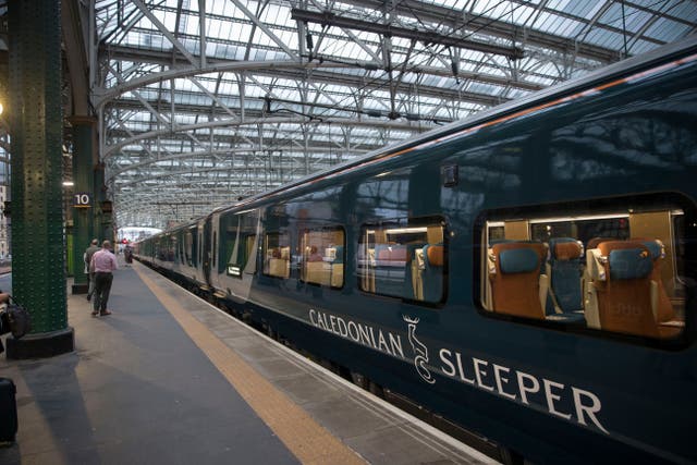 The Caledonian Sleeper service will be brought into public hands from June (Jeff Holmes/PA)