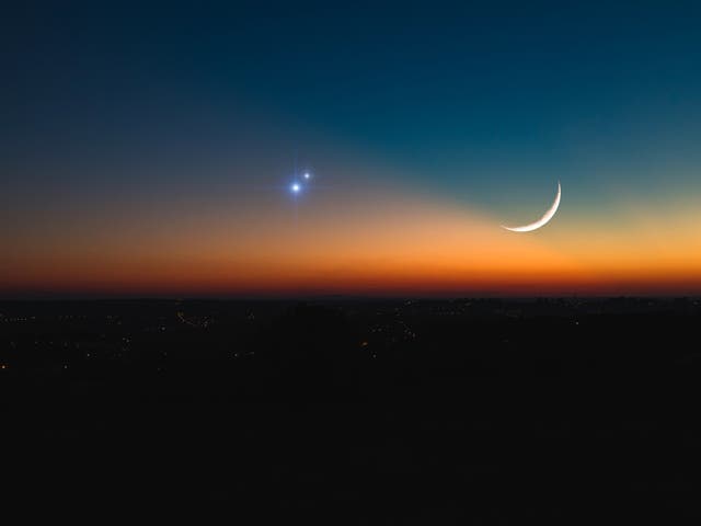 <p>Jupiter and Venus will appear close together in the night’s sky in March 2023</p>