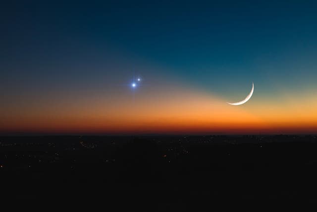 <p>Jupiter and Venus will appear close together in the night’s sky in March 2023</p>