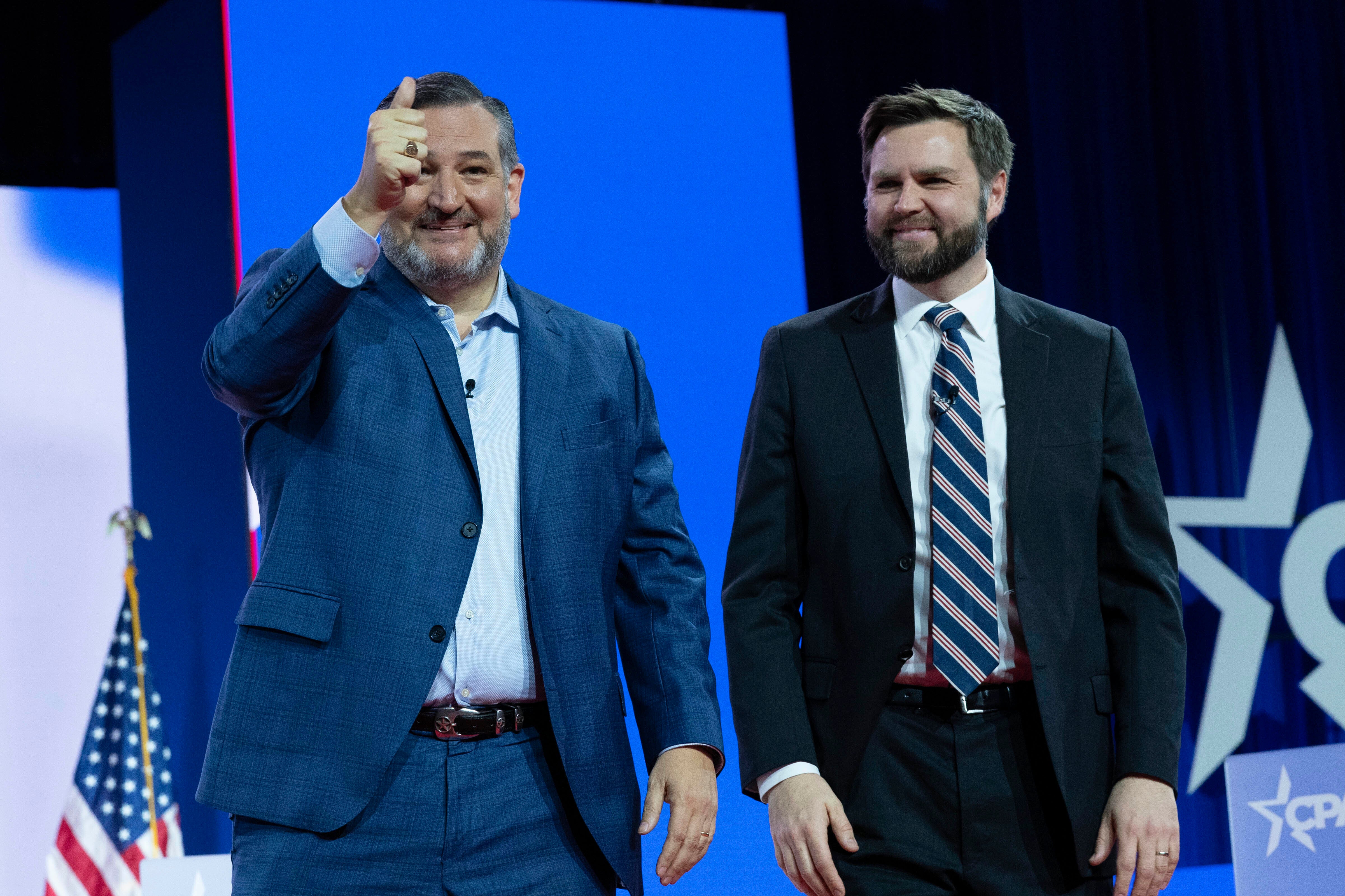In a really embarrassing CPAC speech, cool dads Ted Cruz and JD Vance told  it like it is The Independent