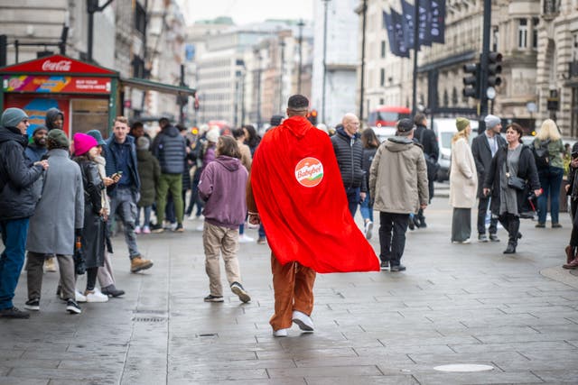 <p>Babybel has teamed up with Diversity member, Jordan Banjo, who took to the streets of London to perform everyday heroic acts</p>