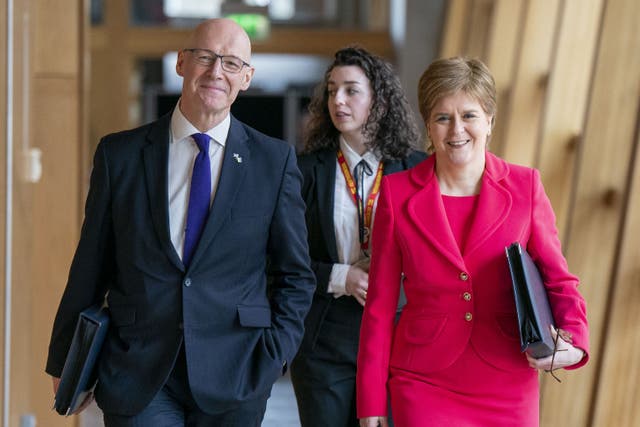 John Swinney has served at the highest level of government for nearly 16 years (Jane Barlow/PA)