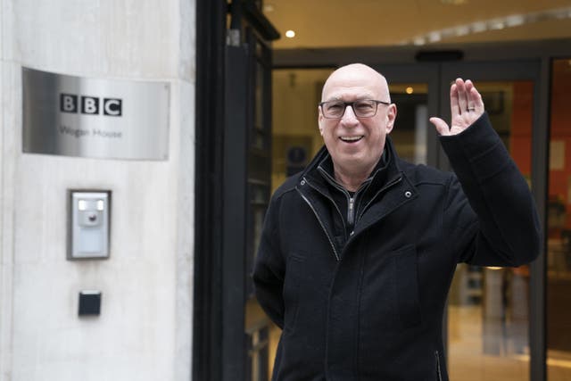 <p>Scottish veteran broadcaster Ken Bruce at BBC Wogan House, London, on his last day presenting his BBC Radio 2 show, which he has hosted for 31 years (Kirsty O’Connor/PA)</p>