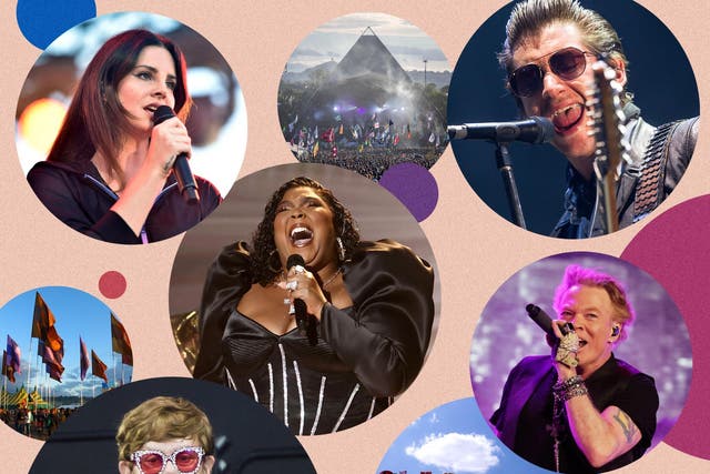 <p>Snap Out of It: Glastonbury has booked three male headliners – Guns N’ Roses, Arctic Monkeys and Elton John – this year</p>