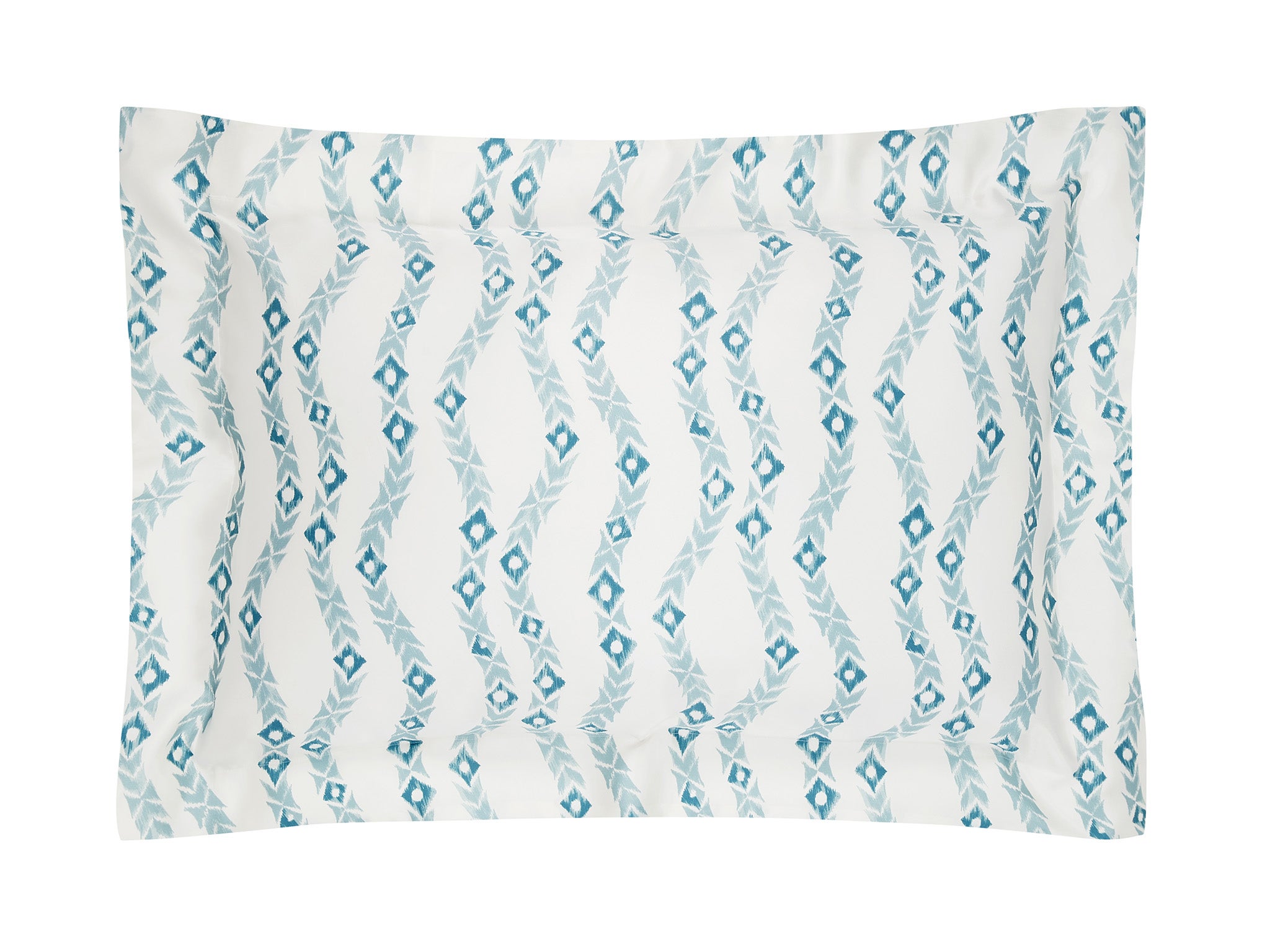 Gingerlily x Madeaux tangleweed blue silk pillowcase