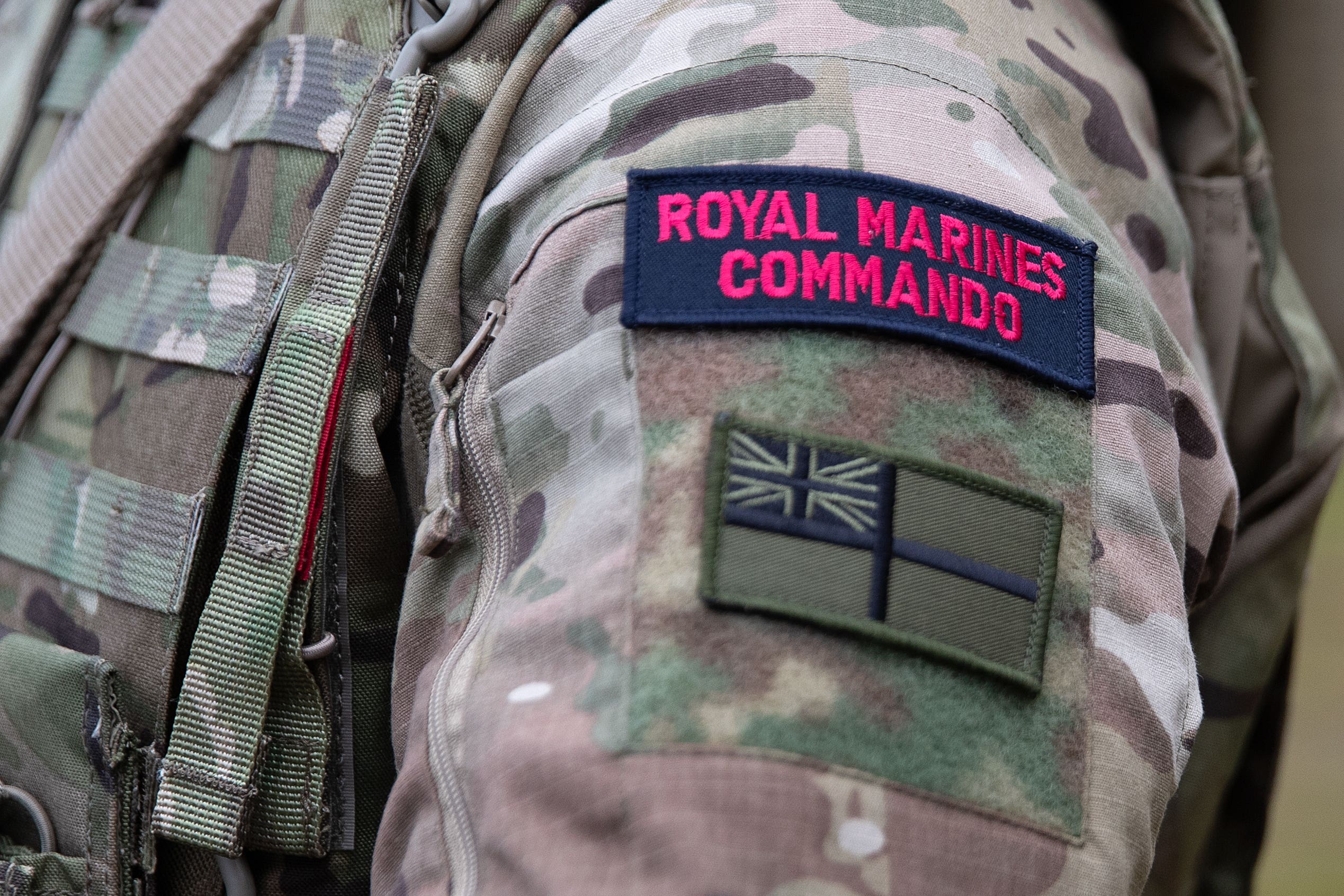 Royal Marines badge (Andrew Matthews/PA)