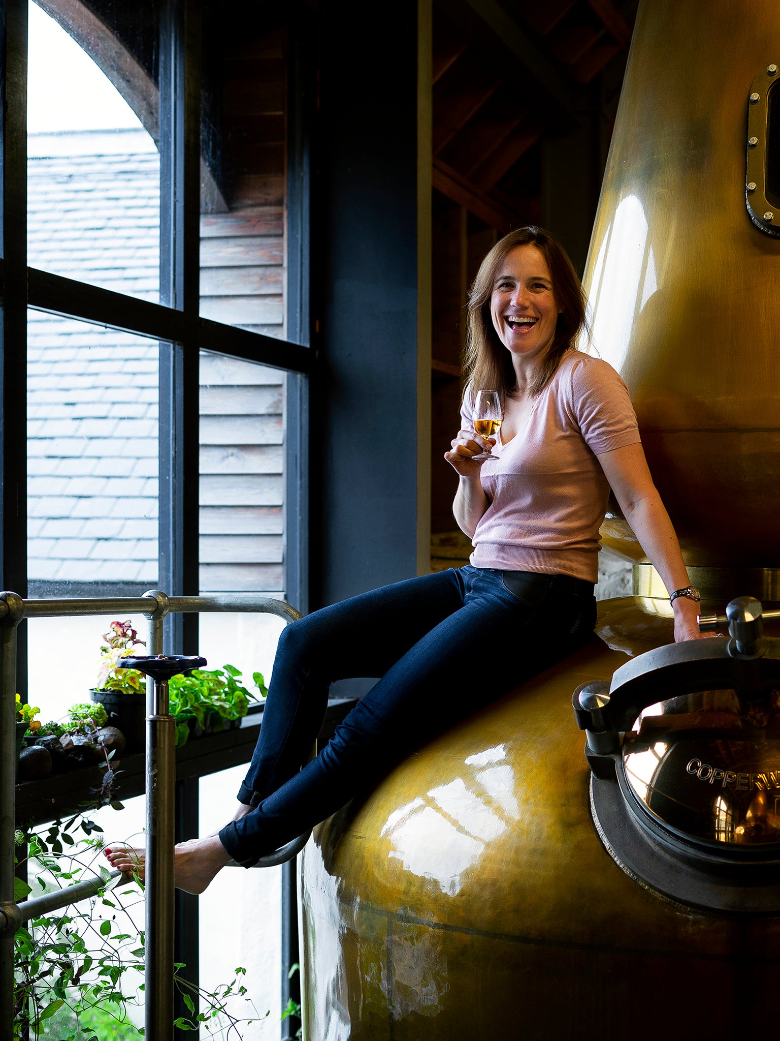 Founder Annabel Thomas built the distillery from scratch