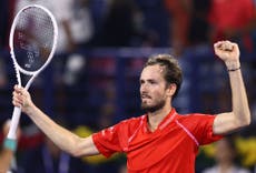 Novak Djokovic suffers first defeat of 2023 as Daniil Medvedev wins Dubai semi