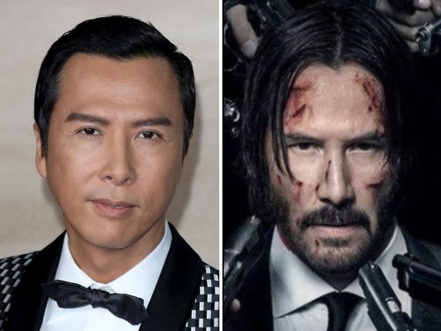 <p>Donnie Yen (left) and Keanu Reeves in ‘John Wick’</p>