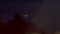 Jupiter and Venus filmed side-by-side in California sky