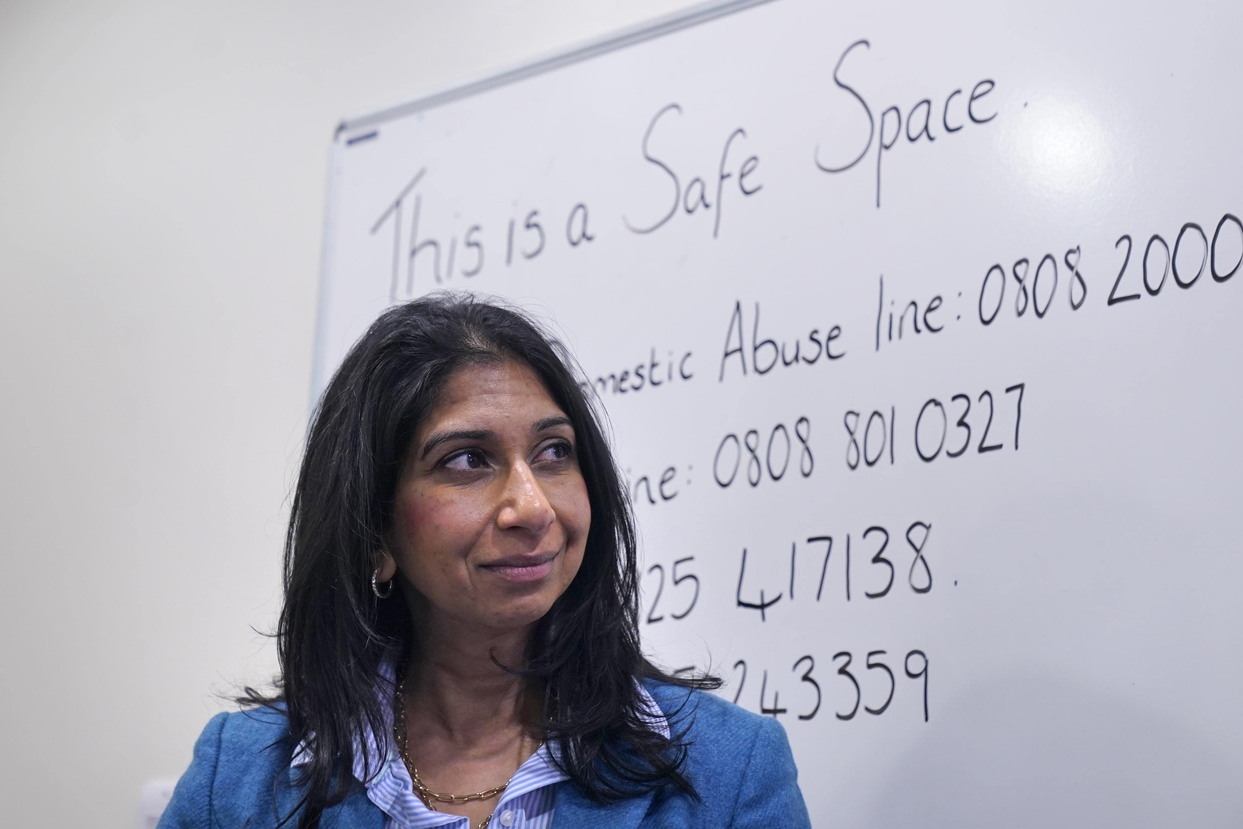 Home Secretary Suella Braverman said there is no legal obligation to be reverent towards any religion (Danny Lawson/PA)
