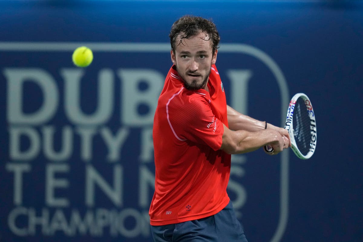 Daniil Medvedev sweeps aside Andrey Rublev to lift third straight ATP title