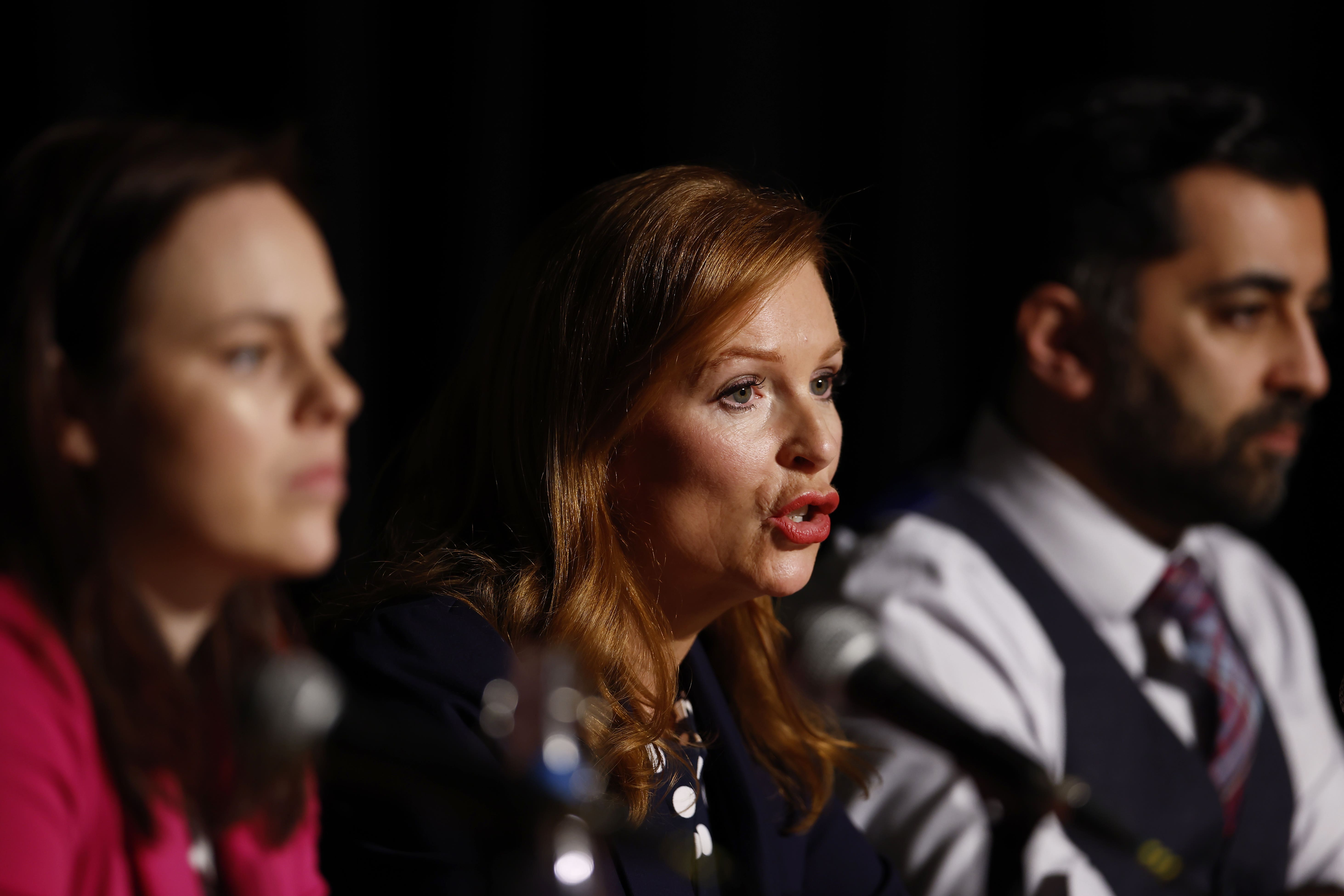 The SNP candidate was speaking during a hustings in Inverness (Jeff J Mitchell/PA)