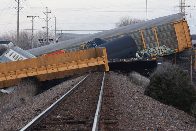 <p>Ohio Cargo Train Derailment</p>