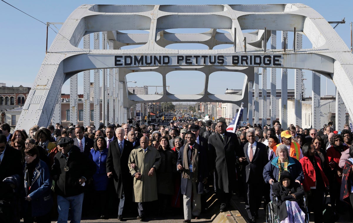 Biden’s Selma visit puts spotlight back on voting rights