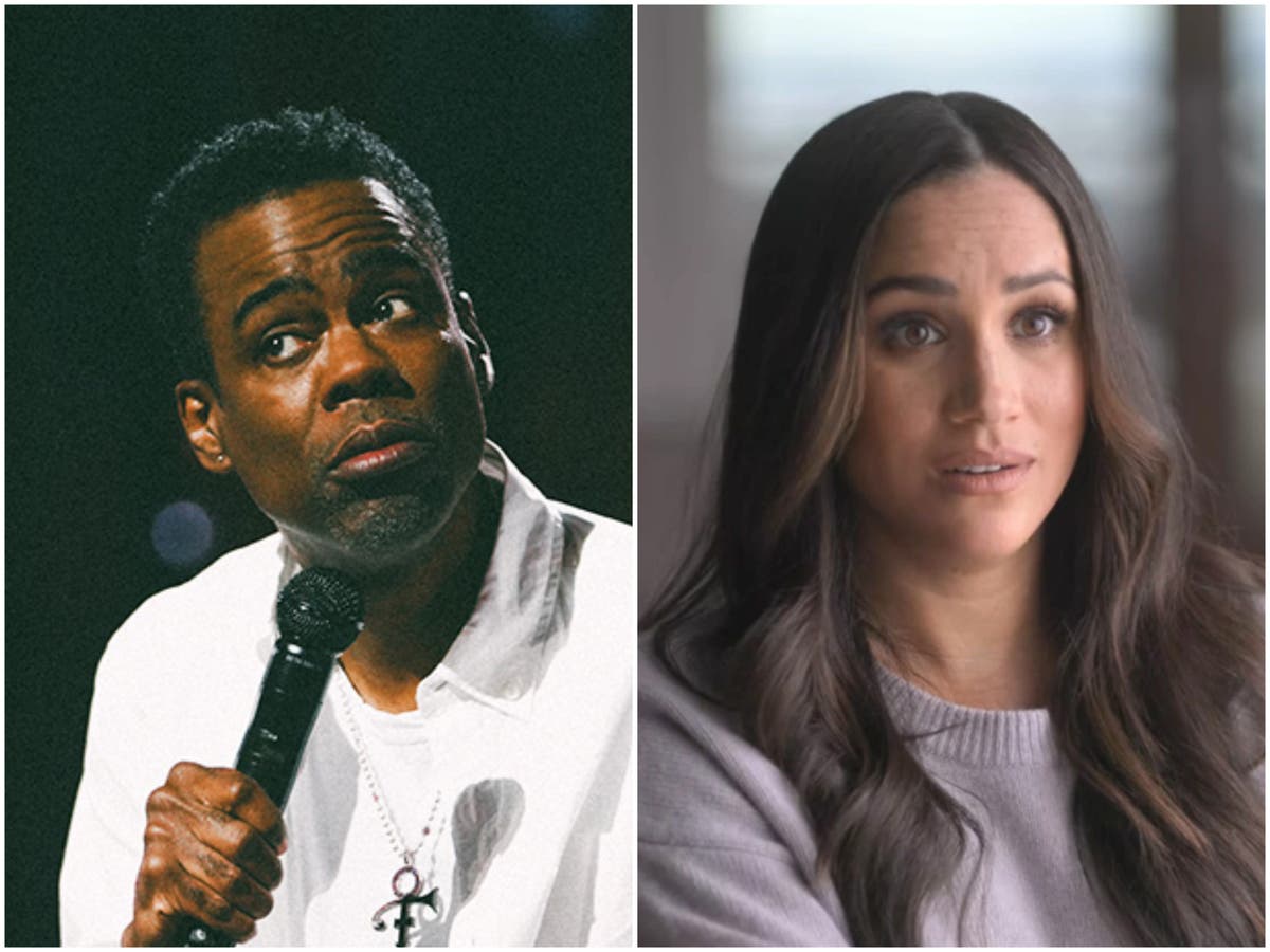 Chris Rock sends up Meghan Markle’s ‘racism claims’ against royal family