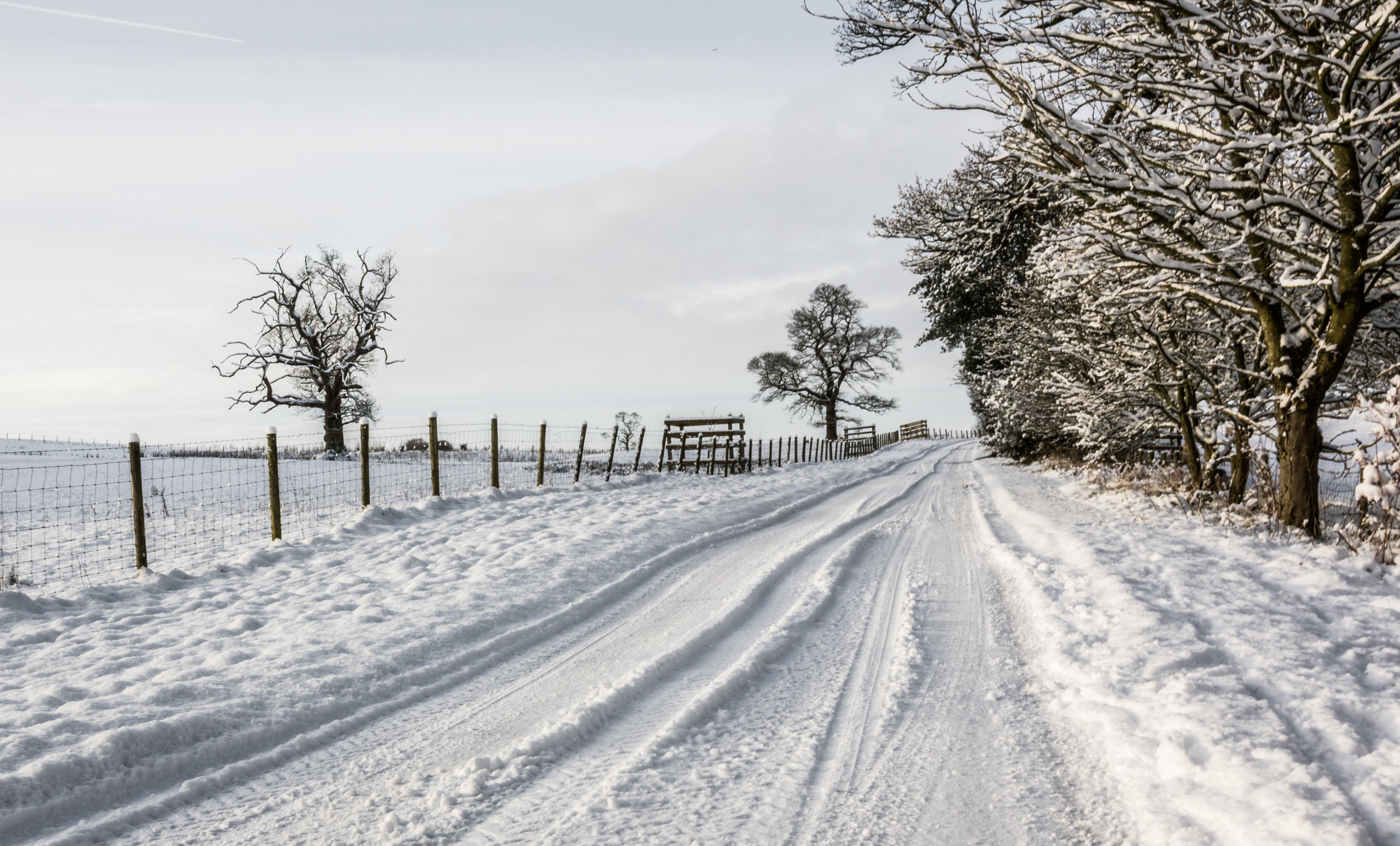 Snow and ice warnings have been issued across parts of the UK this week