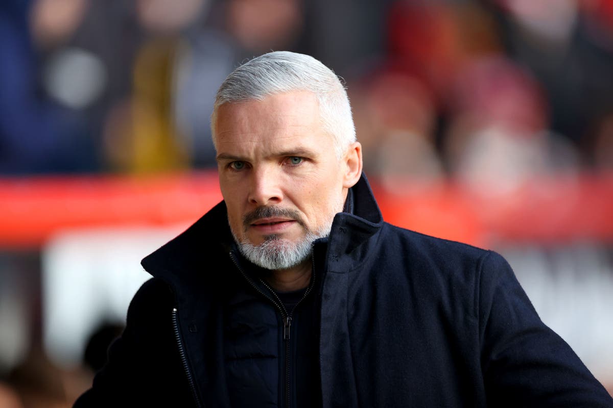 Police investigate after objects thrown at Dundee United manager Jim Goodwin