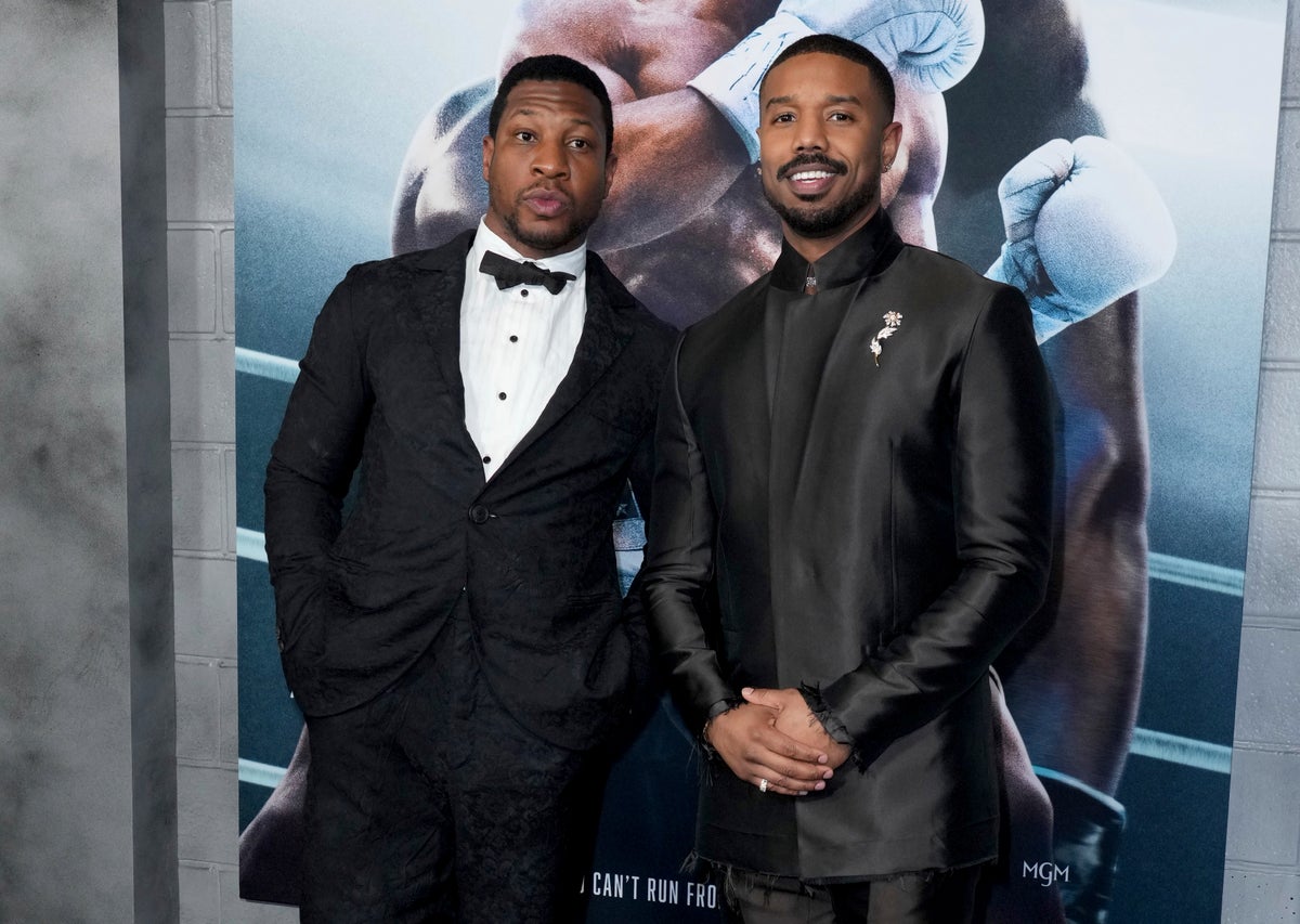 Michael B Jordan says he’s ‘proud’ of Jonathan Majors and would work with him again