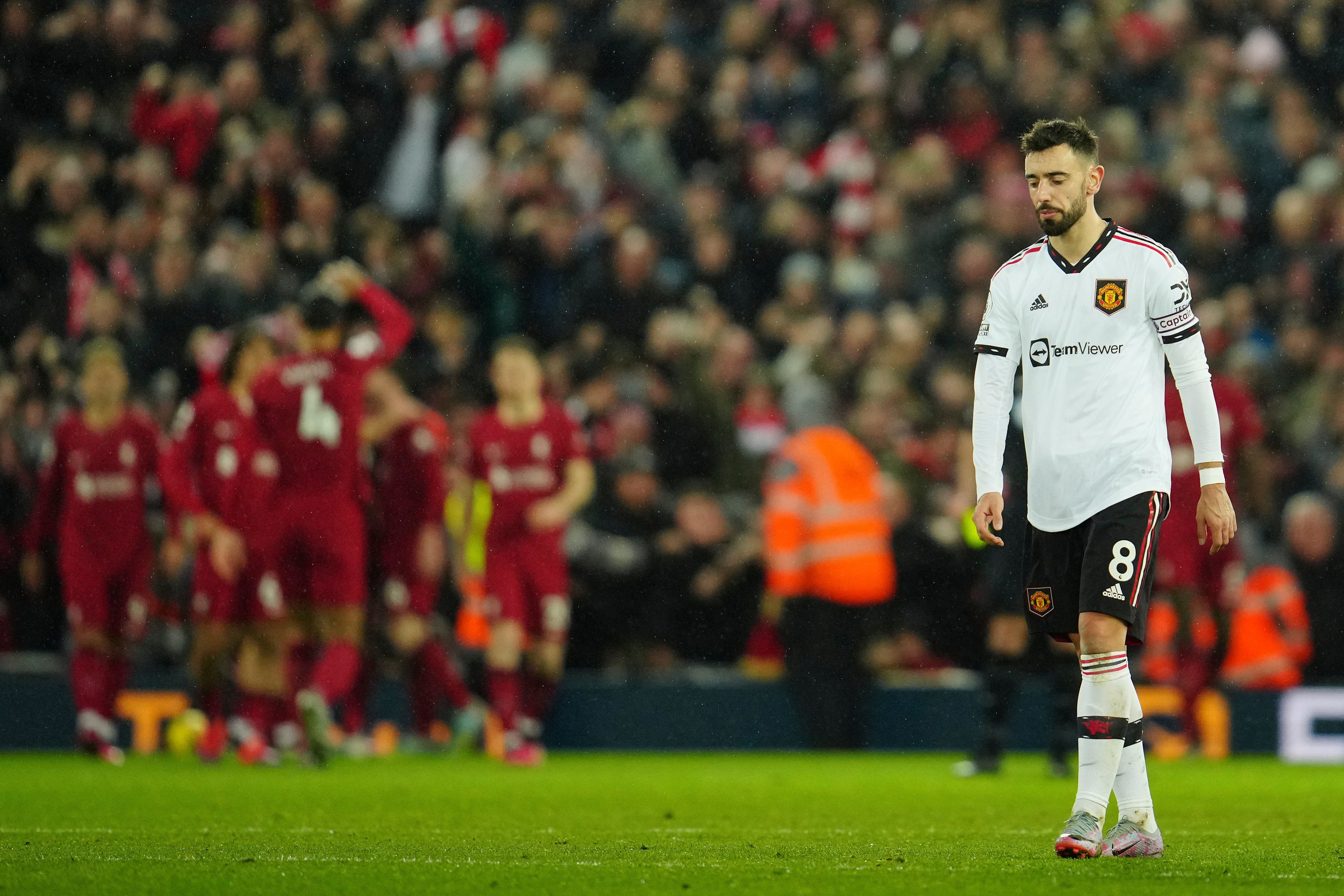 Manchester United captain Bruno Fernandes to miss trip to Liverpool. 