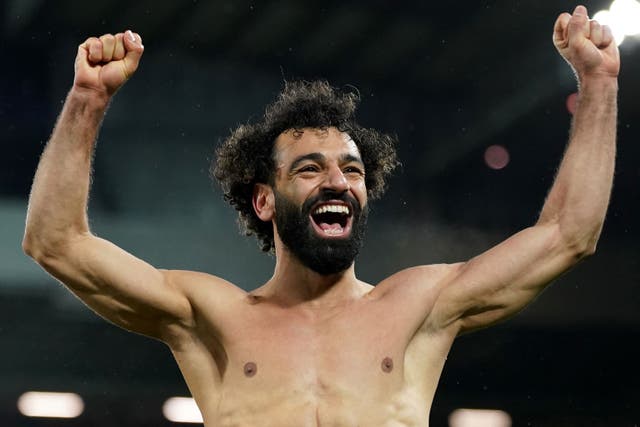 Mohamed Salah admits he always had his sights set on becoming Liverpool’s leading Premier League goalscorer (Peter Byrne/PA)