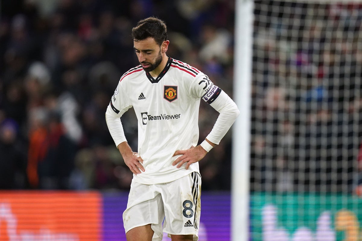 Bruno Fernandes branded ‘a disgrace’ following Man United’s Anfield capitulation
