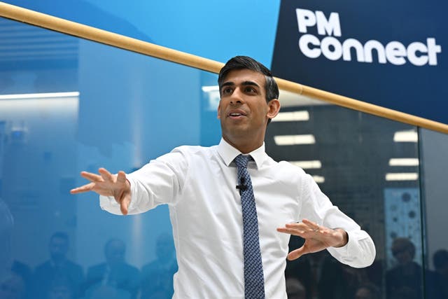 Prime Minister Rishi Sunak wants to turn the UK into a ‘science superpower (Oli Scarff/PA)