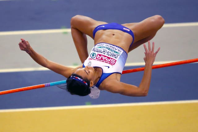 Katarina Johnson-Thompson came agonisingly close to a new world record (Jane Barlow/PA)