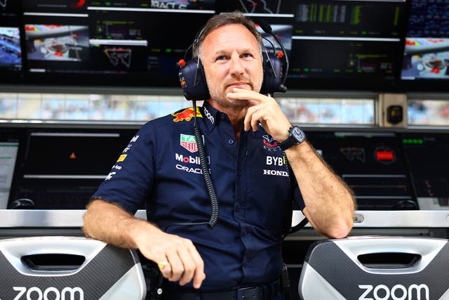 <p>Red Bull chief Christian Horner has hit back at Mercedes driver George Russell </p>
