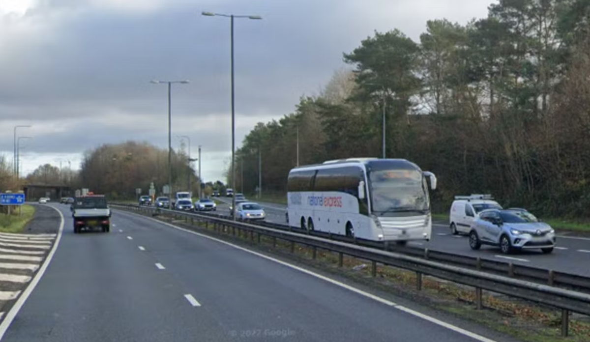 A48 in south Wales closed after three bodies found in suspected