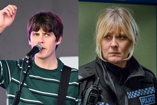 <p>Jake Bugg and Sarah Lancashire in Happy Valley</p>