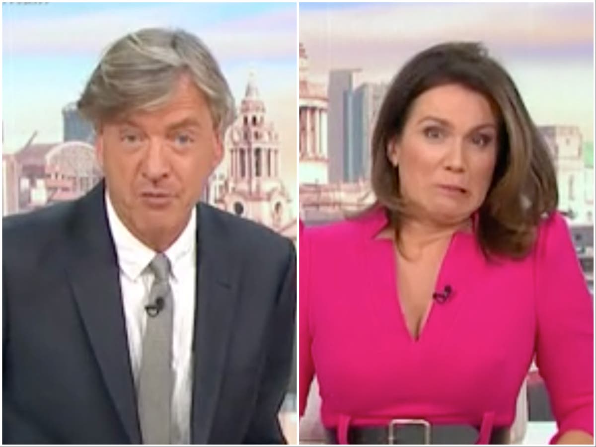 Richard Madeley makes Susanna Reid squirm after detailing ‘horrible’ tongue injury