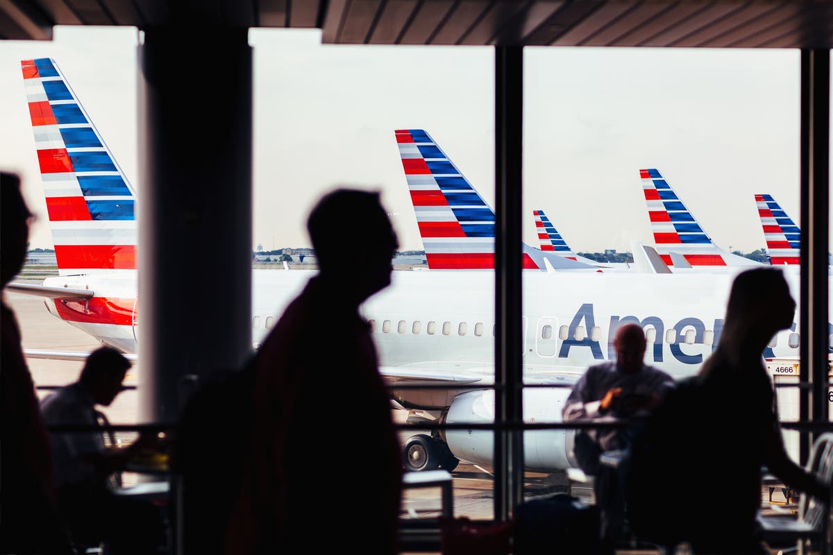 American Airlines passengers forced to sleep on airport floor