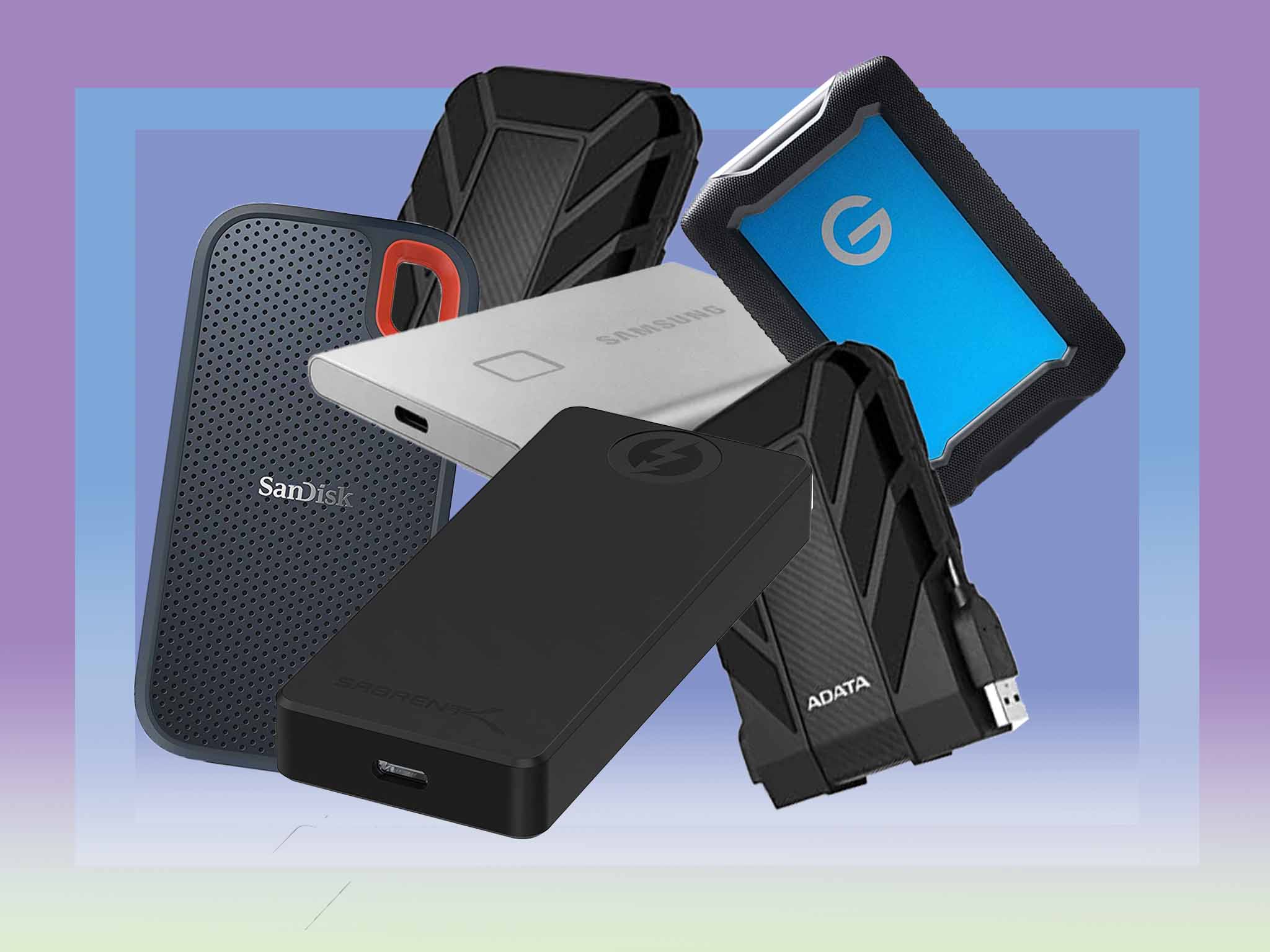 Nat sted Tag det op Skuldre på skuldrene Best external hard drives and SSDs 2023: Mac, PC, PS5 | The Independent