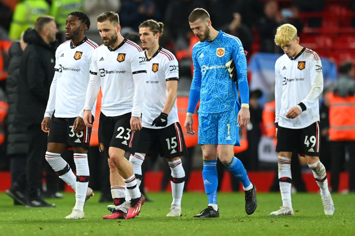 ‘Unacceptable and embarrassing’: Luke Shaw apologises for ‘disgraceful’ defeat at Liverpool