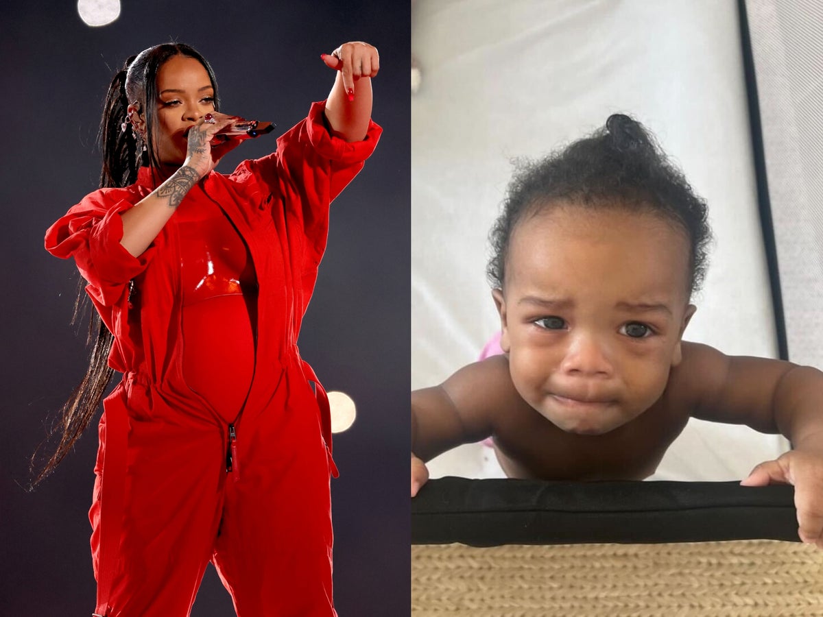 Rihanna shares her baby boy's reaction to finding out he's not going to the Oscars | The Independent