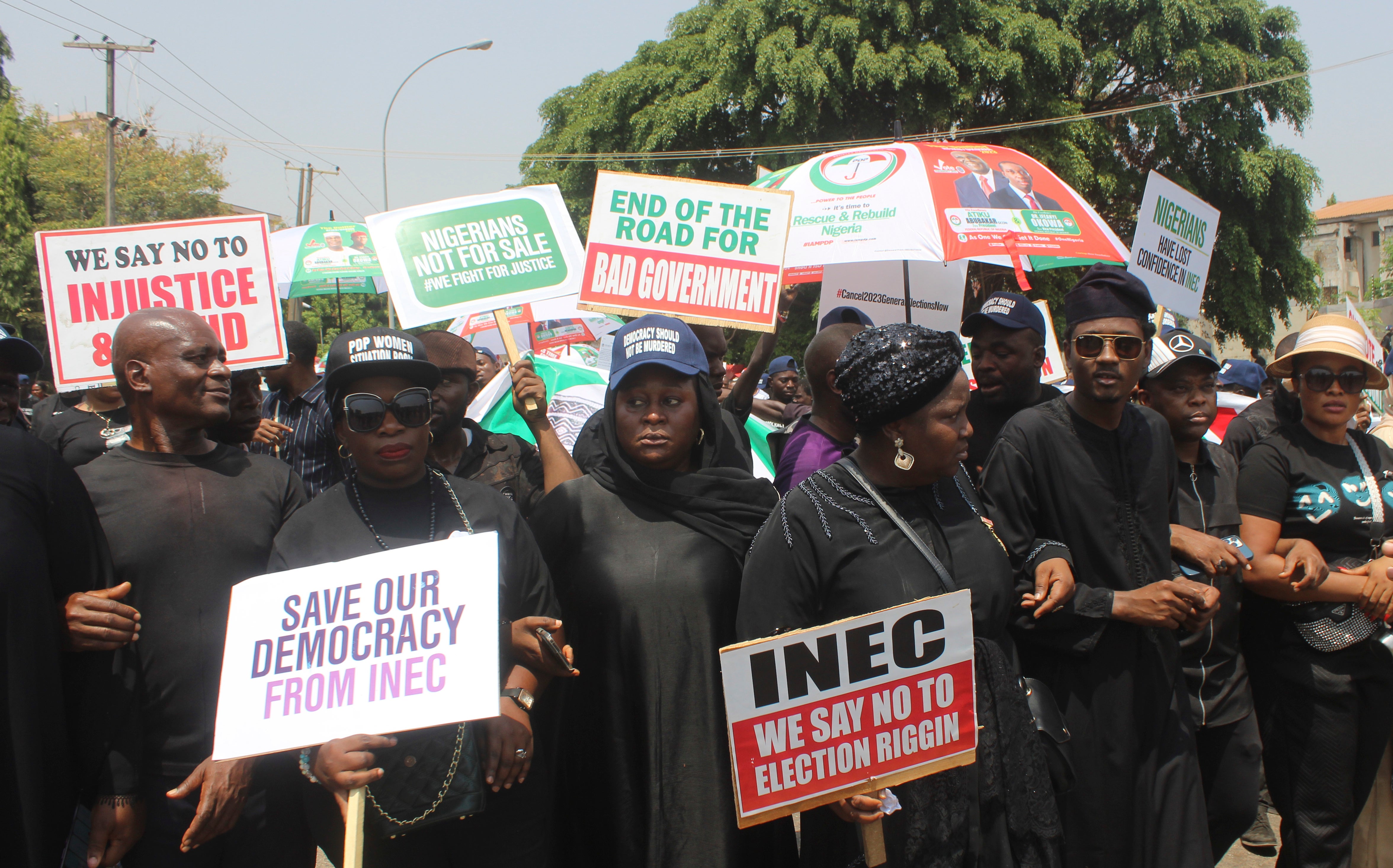 Nigeria Elections Protest
