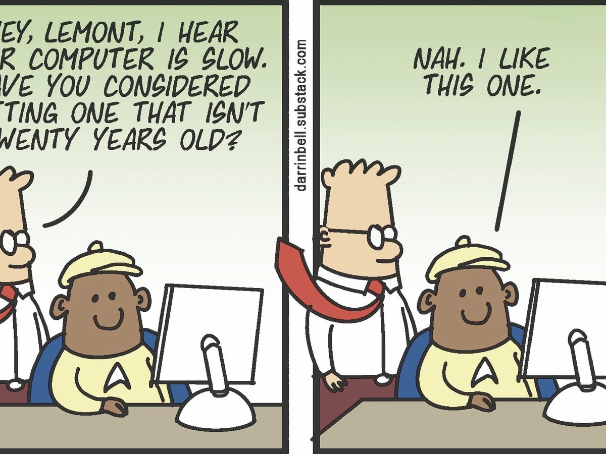 Dilbert Computer Monitor Dilbert Computer