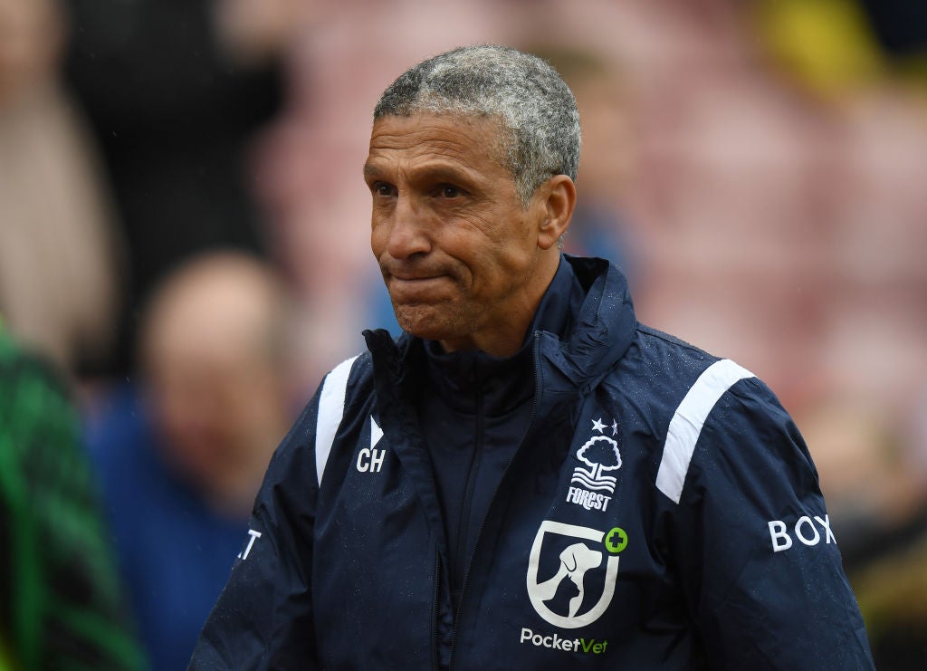 Chris Hughton said the lack of Black representation off the pitch “continues to be a ingrained problem”