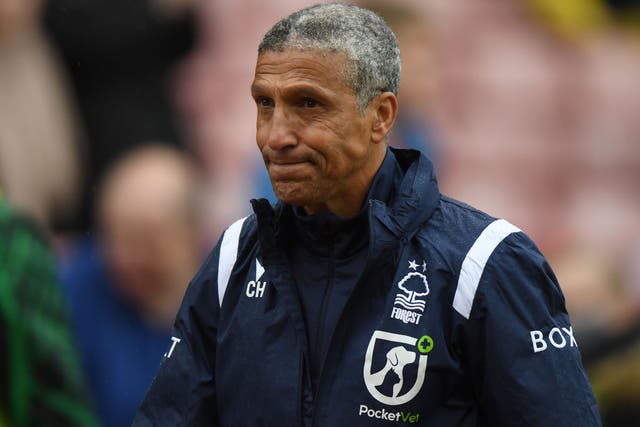 <p>Chris Hughton said the lack of Black representation off the pitch “continues to be a ingrained problem” </p>