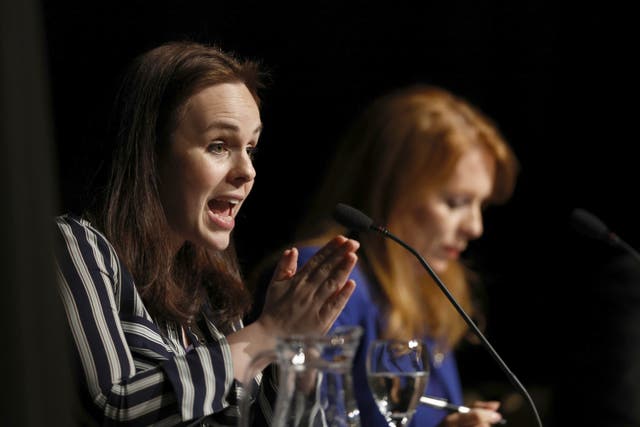 Scotland would be ‘one of the richest countries ever to be independent’ the country’s Finance Secretary, Kate Forbes told party members (Jeff J Mitchell/PA)