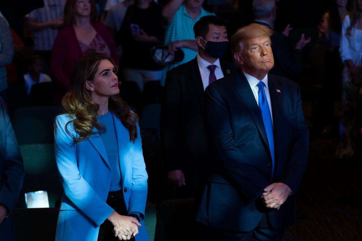 Hope Hicks meets with NY prosecutors investigating Trump