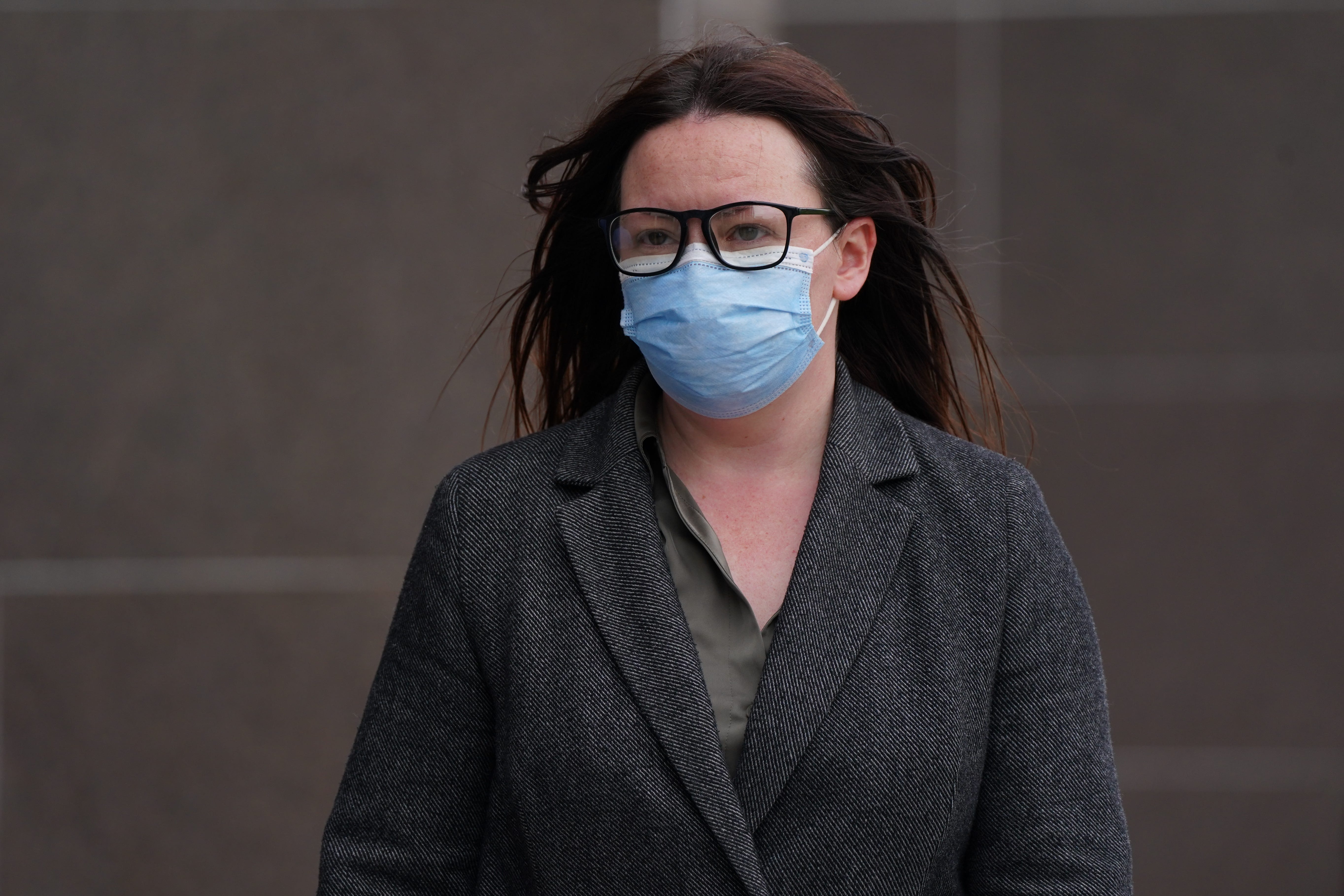 Natalie McGarry arriving at Glasgow Sheriff Court (PA)