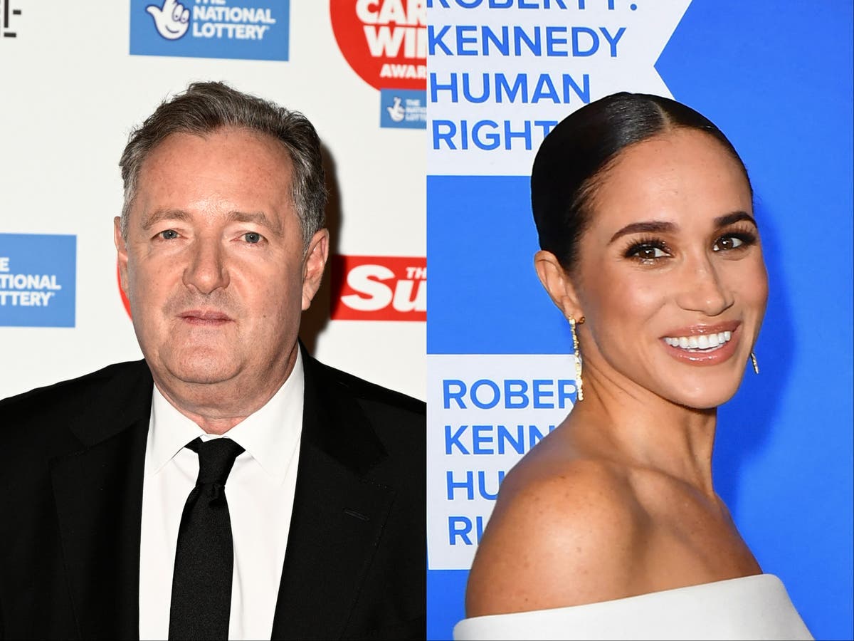 Piers Morgan thanks Meghan Markle for his TV show during award acceptance speech