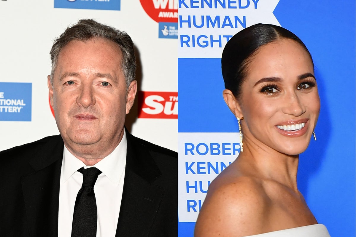 Piers Morgan thanks Meghan Markle for his TV show during award acceptance speech